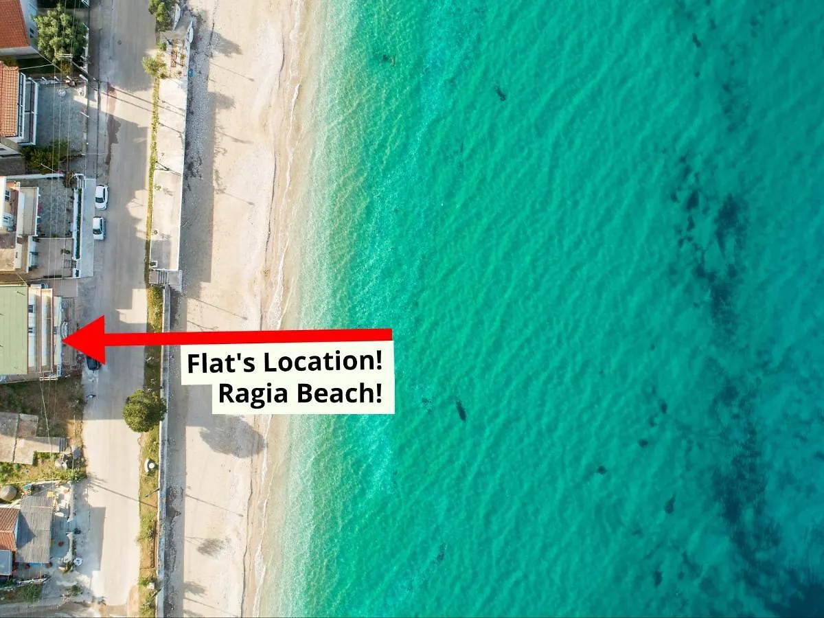 Sea View Flat At Ragia Beach! Poros  Apartment