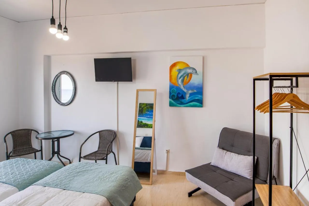 Sea View Flat At Ragia Beach! Порос Греция